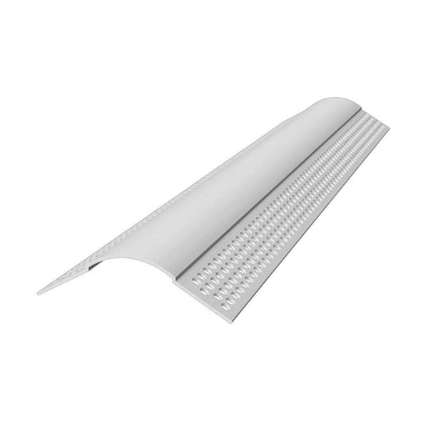 ClarkDietrich 10 ft. PVC-Vinyl Bullnose Splayed Drywall Corner Bead