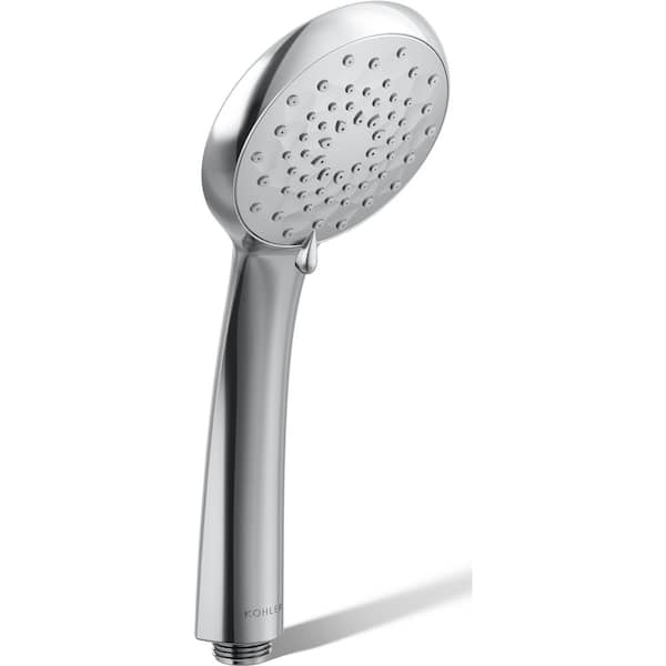 KOHLER Awaken 3-Spray Patterns 3.8 in. Single Wall Mount Handheld Shower Head in Polished Chrome