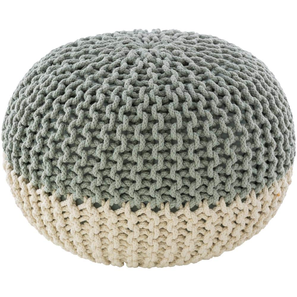Livabliss Mojiz Mint Accent Pouf