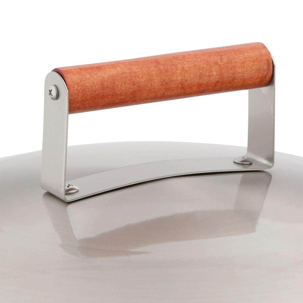 Americana Stainless Steel Charcoal Water Smoker with Wood Handles