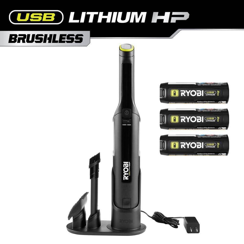 USB Lithium HP Compact Hand Vacuum Cleaner Kit with (3) USB Lithium 2.0 Ah Batteries and Charger price history on PriceWatchPro