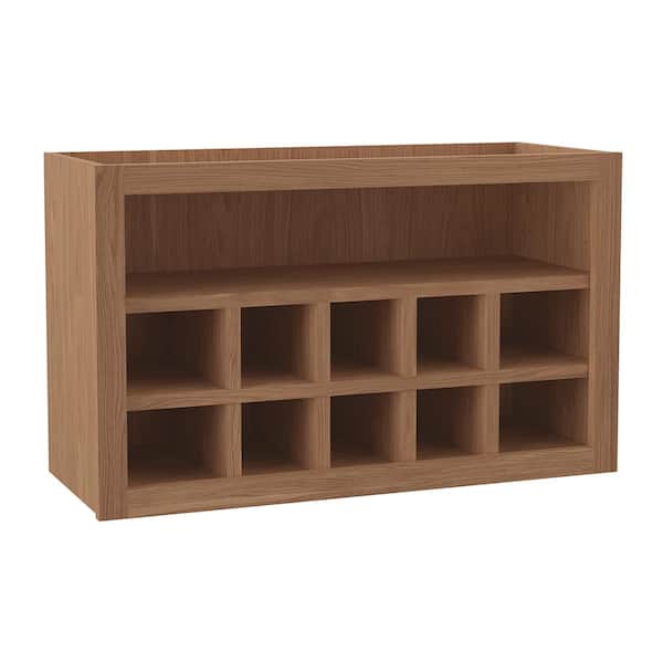 Sinclair 30 in. W x 12 in. D x 18 in. H Assembled Flex Cabinet in Shaker Saddle Oak
