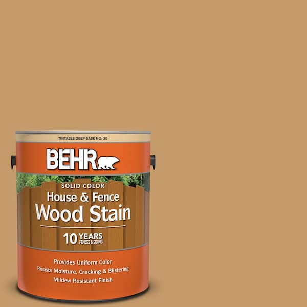 1 gal. #S290-5 Amber Autumn Solid Color House and Fence Exterior Wood Stain