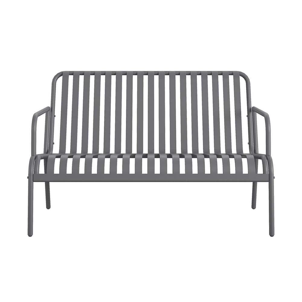 Charcoal Steel 4-Piece Outdoor Conversation Set