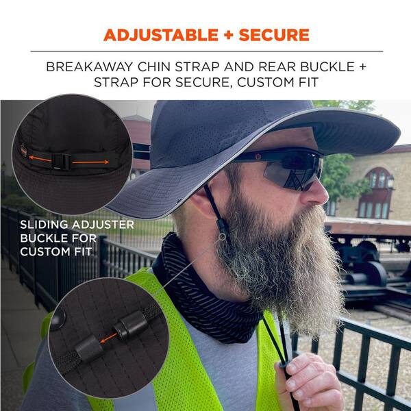 Ergodyne Skullerz XL Black Lightweight Ranger Hat and Bump Cap