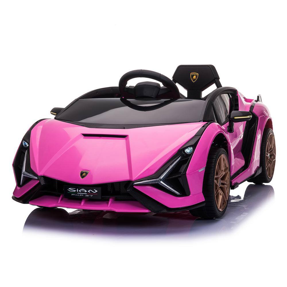 pink electric ride on car