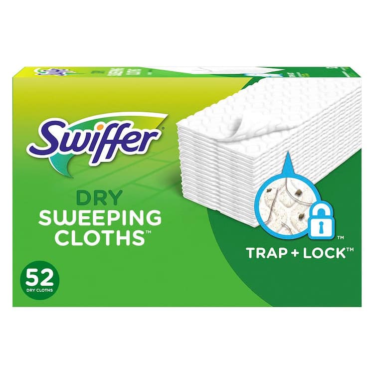 Swiffer Sweeper Multi-Surface Unscented Dry Cloth Refills for Duster Floor Mop (52-Count)