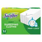 Sweeper Multi-Surface Unscented Dry Cloth Refills for Duster Floor Mop (52-Count, Case of 3)