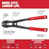 Milwaukee 24 in. Bolt Cutter With 7/16 in. Max Cut Capacity W/ 14 in. Bolt  Cutter With 5/16 in. Max Cut Capacity 48-22-4024-48-22-4014 - The Home Depot