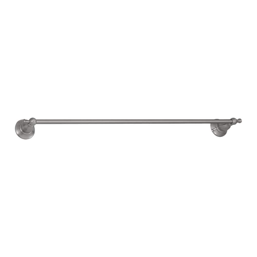 Design House Oakmont 24 in. Towel Bar in Satin Nickel