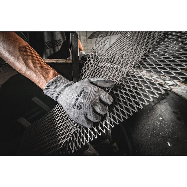 G & F Products CutShield Medium Grey Grip Cut Slash Puncture Resistant  Gloves 22600M - The Home Depot