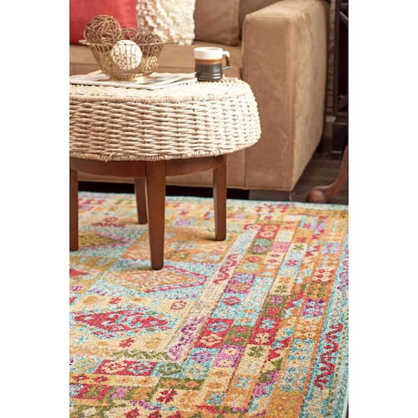 Sedona Lassen Light Blue 2' 2 x 6' 7 Runner Rug