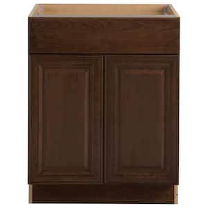 Benton Assembled 27x34.5x24 in. Base Cabinet with Soft Close Full Extension Drawer in Butterscotch