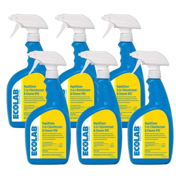32 oz. RapidClean 3-in-1 Disinfecting All-Purpose Cleaner (6-Pack)