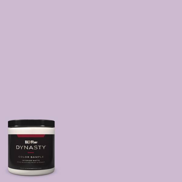 BEHR DYNASTY 8 oz. #660C-3 Sweet Petal Matte Stain-Blocking Interior/Exterior Paint and Primer Sample