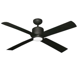 Estero 52 in. Integrated LED Indoor/Outdoor Oil Rubbed Bronze Ceiling Fan with Light and Remote Control