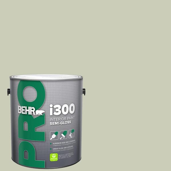 BEHR PRO 1 gal. #S380-2 Morning Zen Semi-Gloss Interior Paint