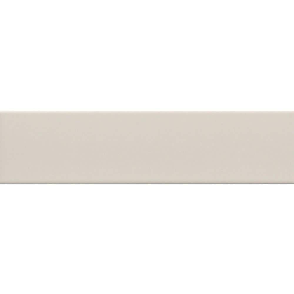 Catch 3" x 12" Matte Beige Ceramic Wall Tile