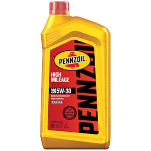 Pennzoil High Mileage SAE 5W-30 Synthetic Blend Motor Oil 1 Qt.