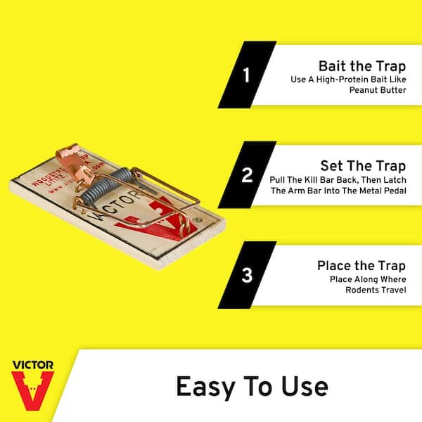 Victor Mouse Snap Trap w/ Expandable Trigger #M325
