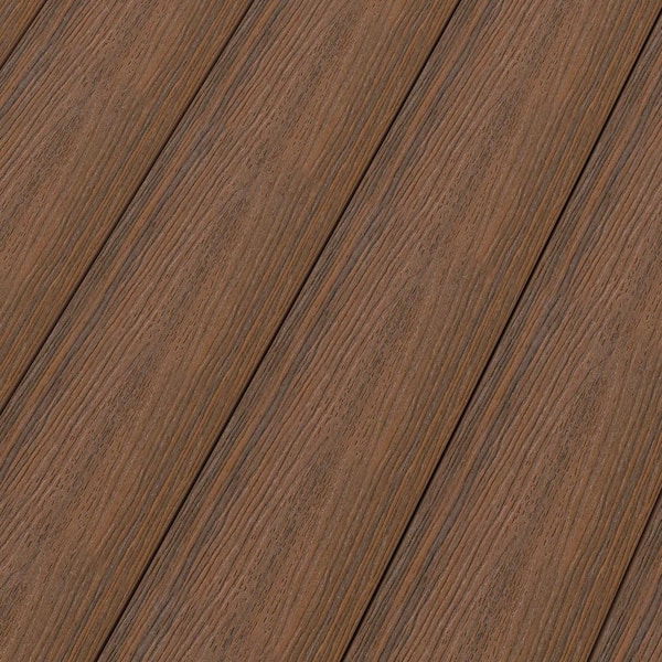 NewTechWood Monarch Series Composite Decking Board - Emperor Leather Brown