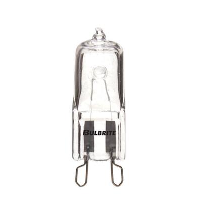 Halogen Mini 40-Watt T4 Light Bulb with Bi-Pin (G9) Base, Clear, 2900K, (5-Pack)
