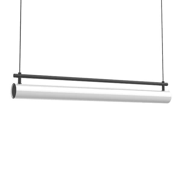 Gramercy 30 in. 1 Light 30-Watt Black Integrated LED Pendant Light