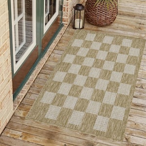 Daisy Jute and Ivory 2 ft. x 3 ft. Indoor/Outdoor Area Rug