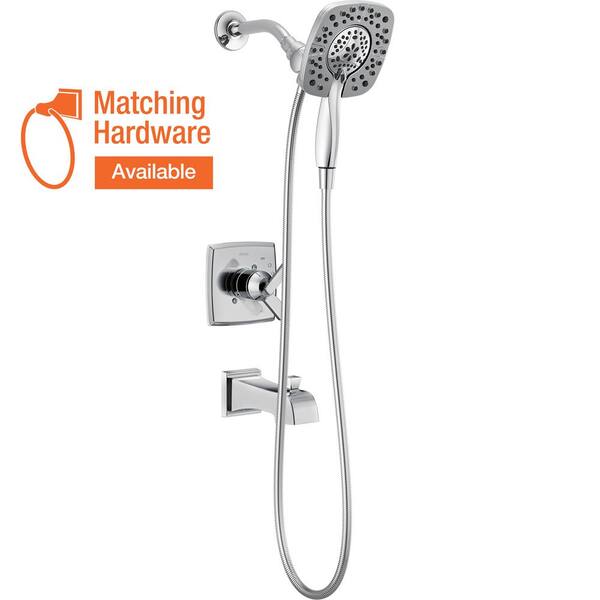 Delta Ashlyn In2ition 1Handle Tub and Shower Faucet Trim Kit in Chrome
