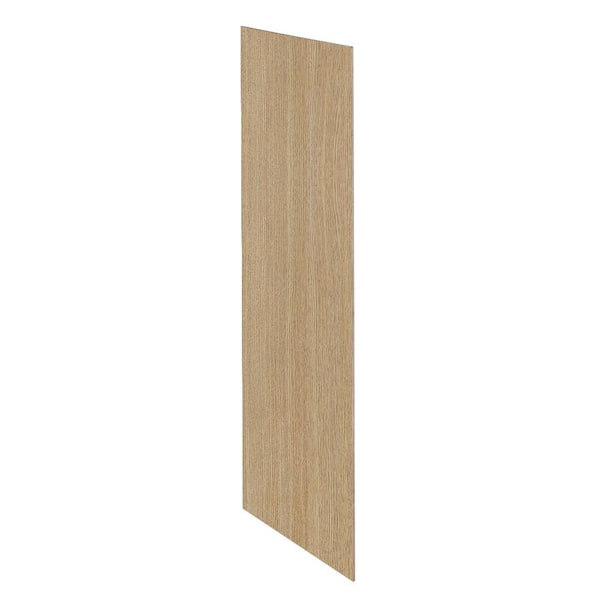Home Decorators Collection Washington Franklin Hargrove 23.25 in. W x 0.25 in. D x 96 in. H in Vanguard Oak Tall Skin Kitchen Cabinet