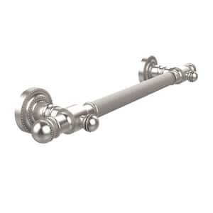 Dottingham Collection 24 in. x 2.375 in. Grab Bar Reeded in Satin Nickel