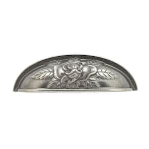Provence Collection 3 3/4 in. (96 mm) Pewter Traditional Cabinet Cup Pull