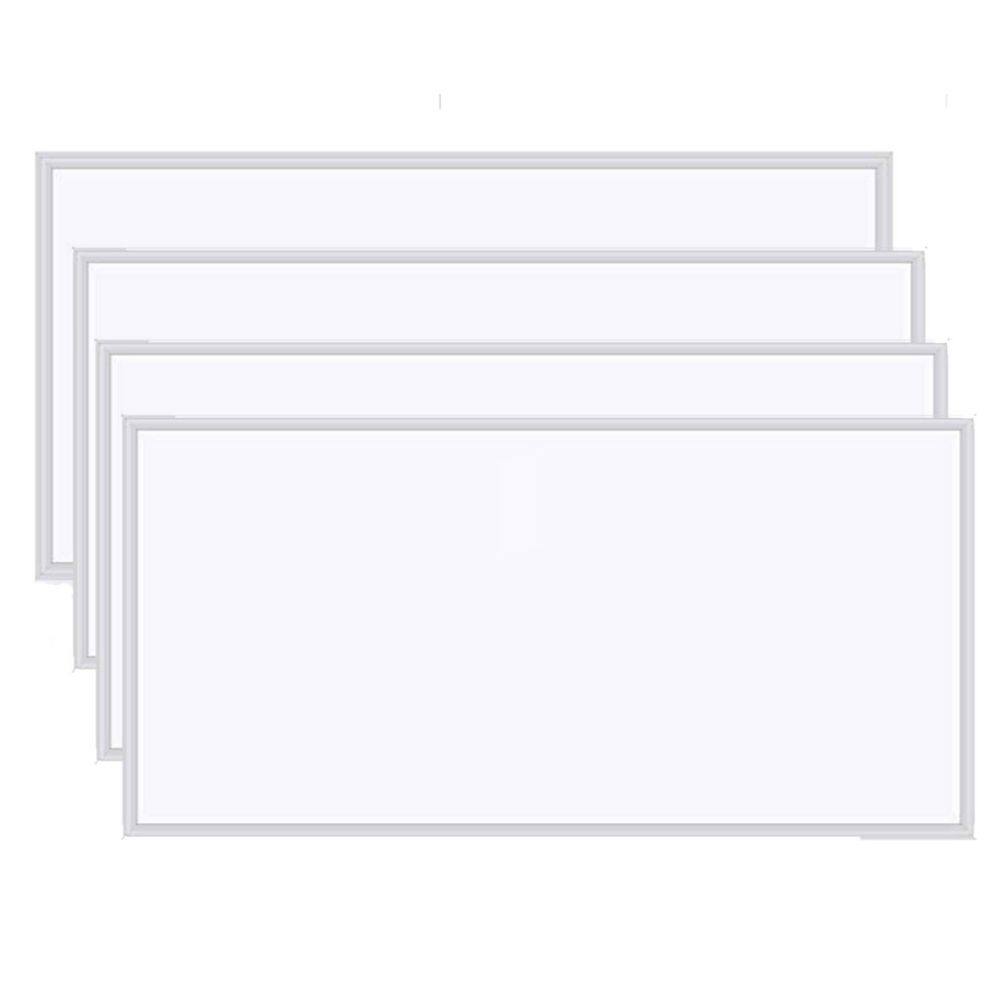 4-Pieces of 2 ft. x 4 ft. Integrated LED 7800 Lumens 5000K 110-277-Volt Commercial Grade Recessed Troffer Lights price history on PriceWatchPro
