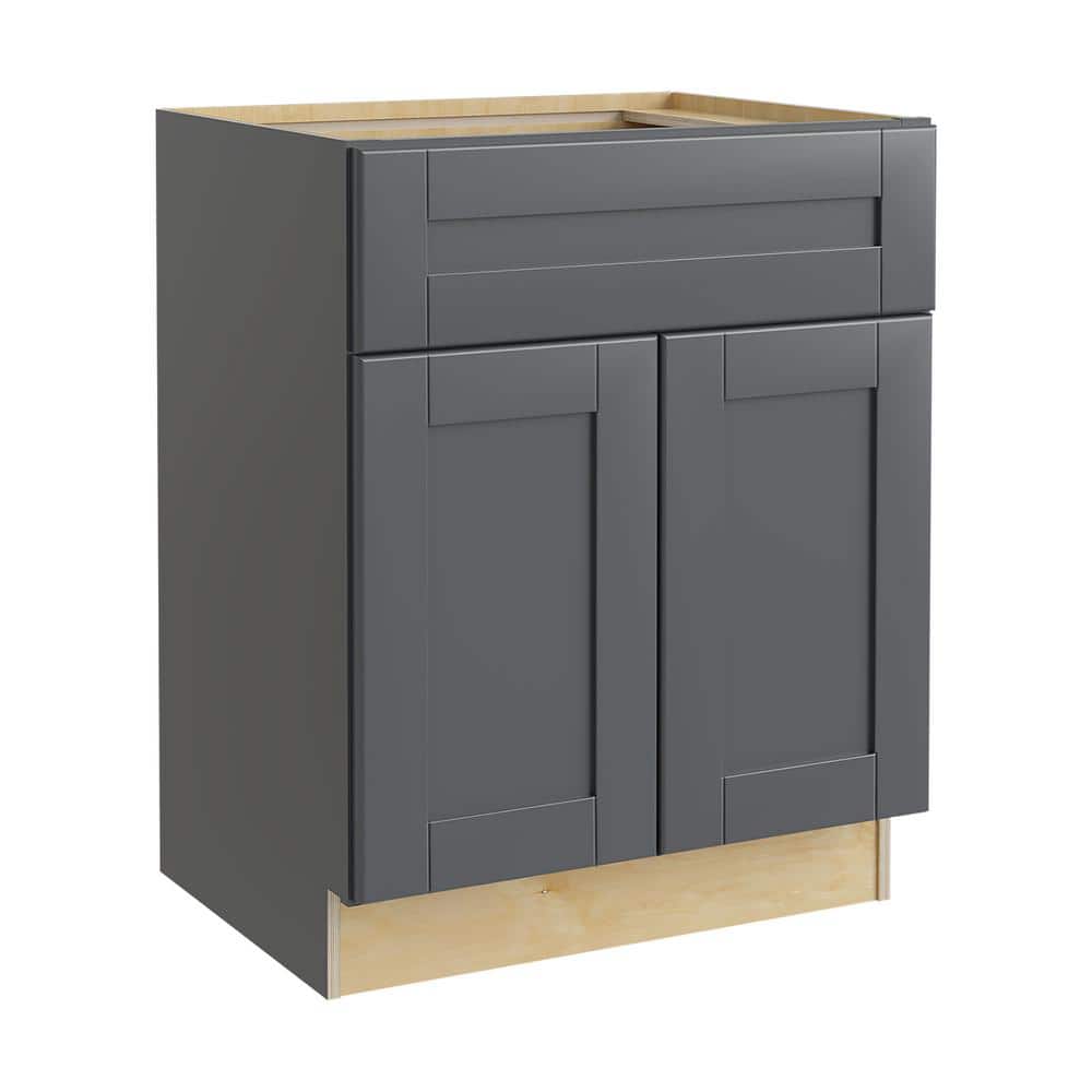 Washington 24 in. W x 24 in. D x 34.5 in. H Assembled Plywood Base Kitchen 