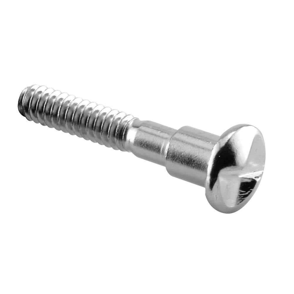29/64" Dia Flared Shoulder Stainless Thumb Screw 5 Pcs 10-24 x 1/2" Length 