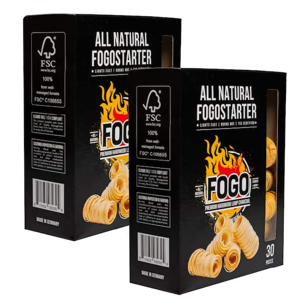 FOGO Natural Fire Starters 30ct (2-Pack)