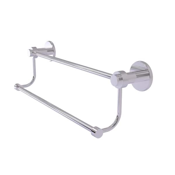 Mercury Collection 30 in. Wall Mounted Double Towel Bar in Polished Chrome