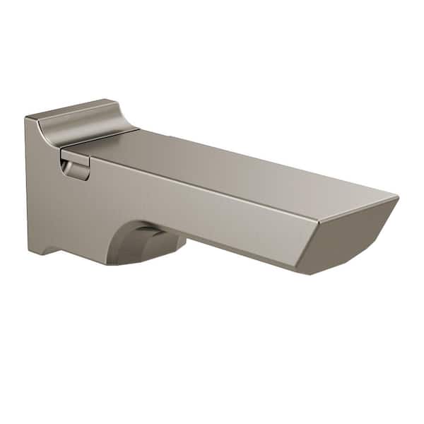 Delta Pivotal 9 in. Pull-up Diverter Tub Spout, Lumicoat Stainless