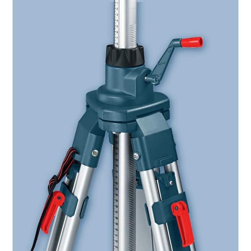 110 in. Heavy-Duty Aluminum Quick Clamp Elevator Tripod with Heavy-Duty Webbing Shoulder Strap