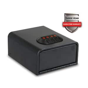 Home Defense 0.25 cu. ft. Quick Access Front Open Security Vault with Electronic Lock, Matte Black