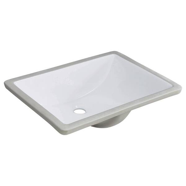 NEW LIGHT Rectangular ceramic handrinse basin By CERAMICA