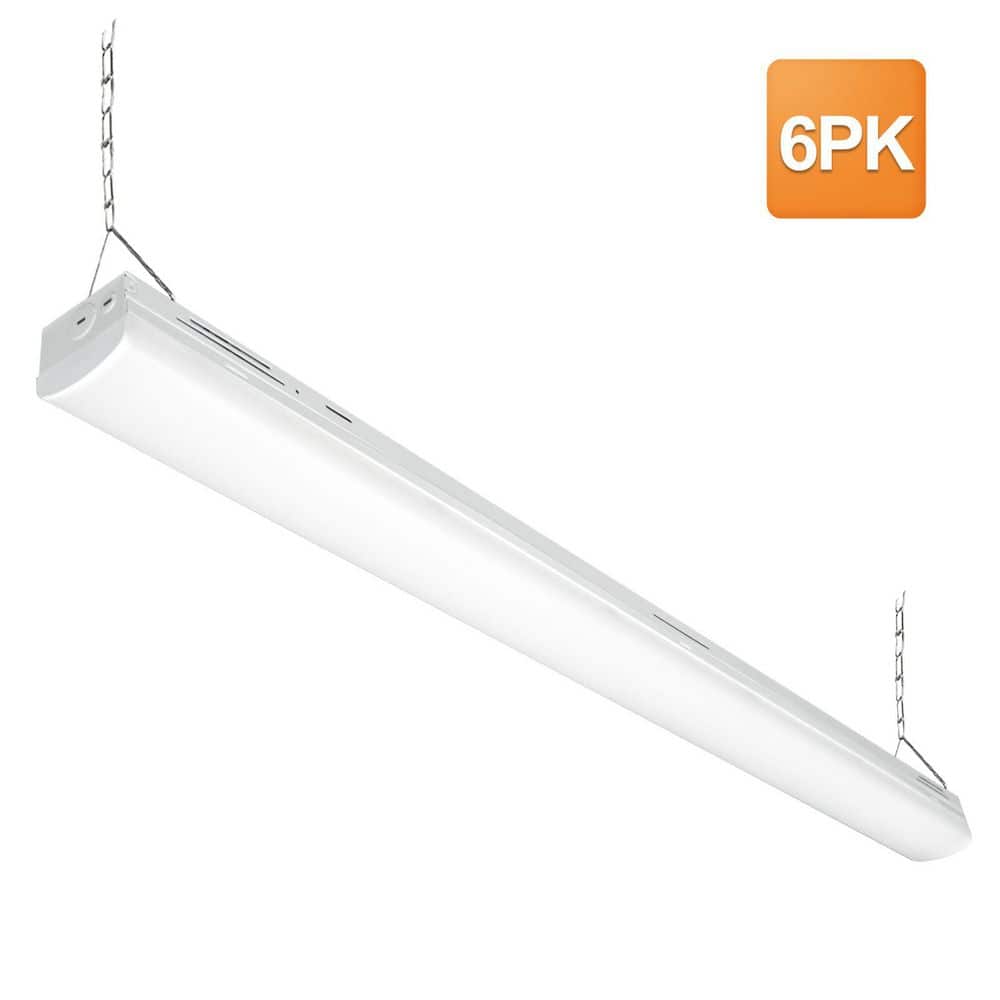 RUN BISON 4 ft. 150-Watt Equivalent Integrated LED Strip Light Fixture ...