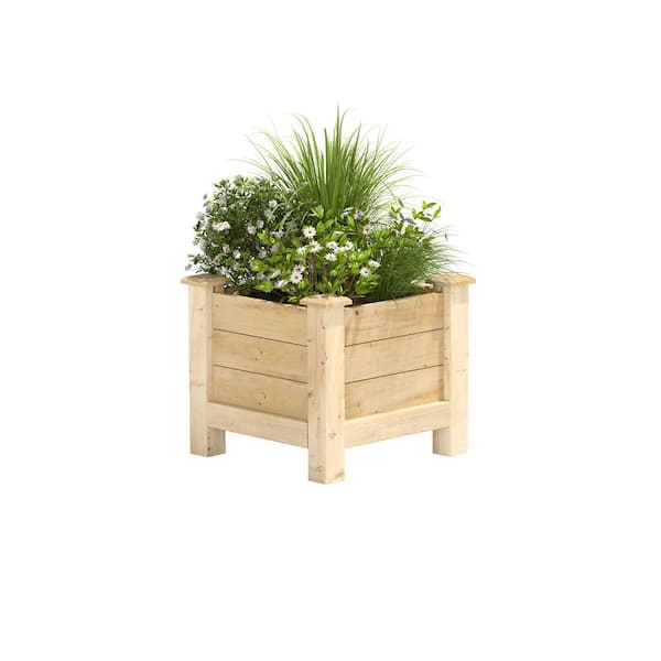 16 in. L x 16 in. W x 17 in. H Original Cedar Elevated Planter