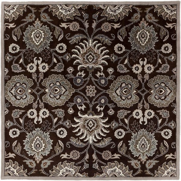 Artistic Weavers Cambrai Slate 4 ft. x 4 ft. Indoor Square Area Rug