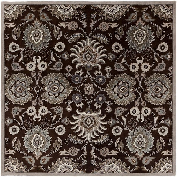 Artistic Weavers Cambrai Slate 6 ft. x 6 ft. Indoor Square Area Rug