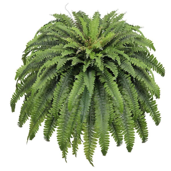 50 in. Artificial Ferns-Large Artificial Plant with 98 Fronds for