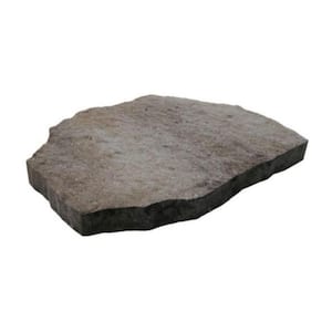 Epic Stone 15.75 in. x 13.78 in. x 2 in. Gray Charcoal Irregular Concrete Step Stone