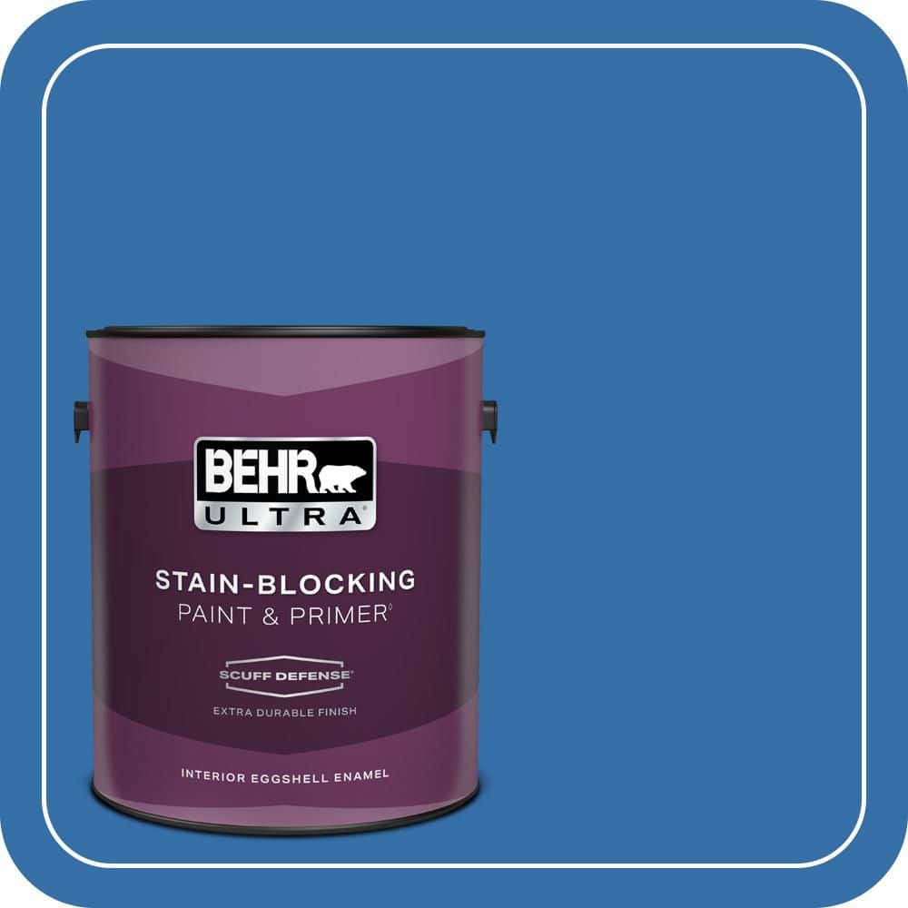 1 gal. #P520-6 Mega Blue Extra Durable Eggshell Enamel Interior Paint & Primer price history on PriceWatchPro