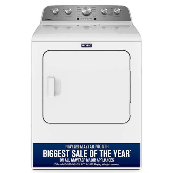 7.0 cu. ft. Vented Gas Dryer in White