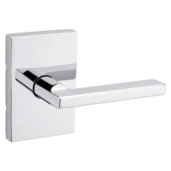 Halifax Polished Chrome Rectangular Hall/Closet Reversible Door Handle